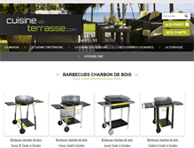 Tablet Screenshot of cuisine-et-terrasse.com